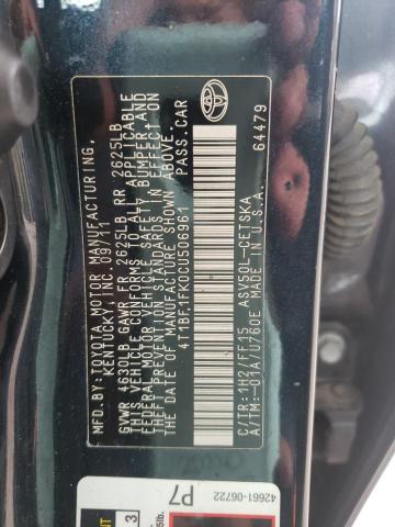 Photo 10 from auction – 2012 TOYOTA CAMRY BASE with VIN 4T1BF1FK0CU506961