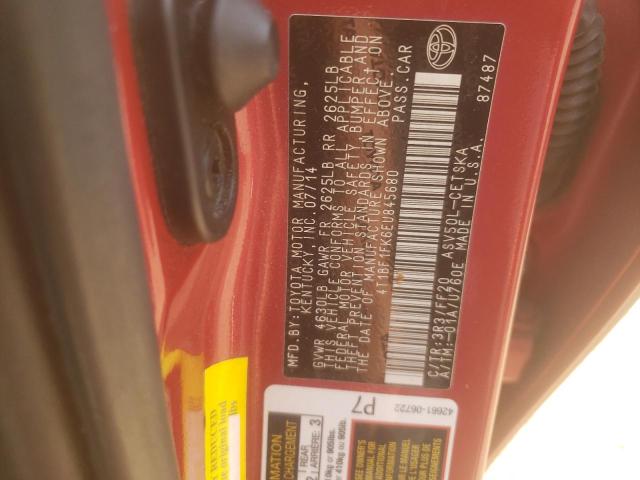 Photo 10 from auction – 2014 TOYOTA CAMRY L with VIN 4T1BF1FK6EU845680