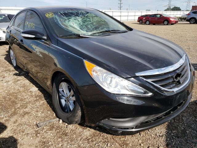 HYUNDAI SONATA GLS 2014 with VIN 5NPEB4AC0EH858272 - Photo from auction
