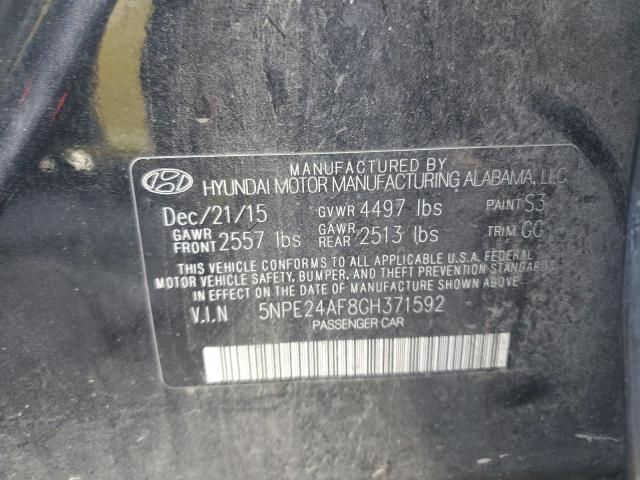 Photo 10 from auction – 2016 HYUNDAI SONATA SE with VIN 5NPE24AF8GH371592