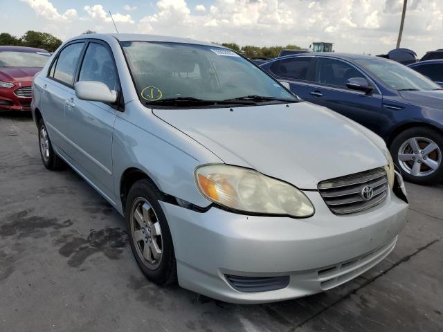 TOYOTA COROLLA CE 2003 with VIN 1NXBR32E83Z015492 - Photo from auction
