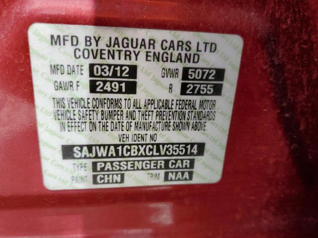 Zdjęcie 10 z aukcji – 2012 JAGUAR XJ z VIN SAJWA1CBXCLV35514