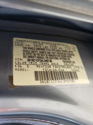 Photo 10 from auction – 2010 NISSAN VERSA S with VIN 3N1BC1CP3AL390730