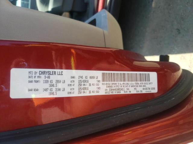 Photo 10 from auction – 2009 DODGE GRAND CARA with VIN 2D8HN44E09R534511