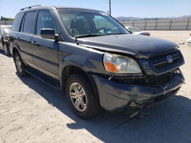 HONDA PILOT EX 2003 with VIN 2HKYF18483H580281 - Photo from auction