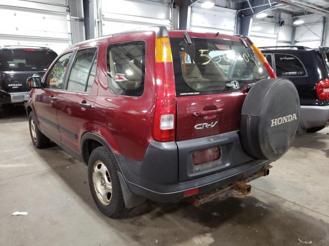 Photo 3 from auction – 2002 HONDA CR-V LX with VIN JHLRD78462C087712