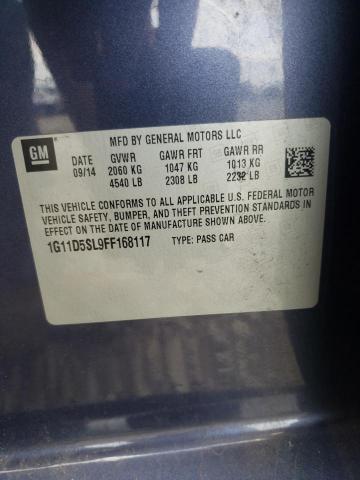 Photo 10 from auction – 2015 CHEVROLET MALIBU 2LT with VIN 1G11D5SL9FF168117