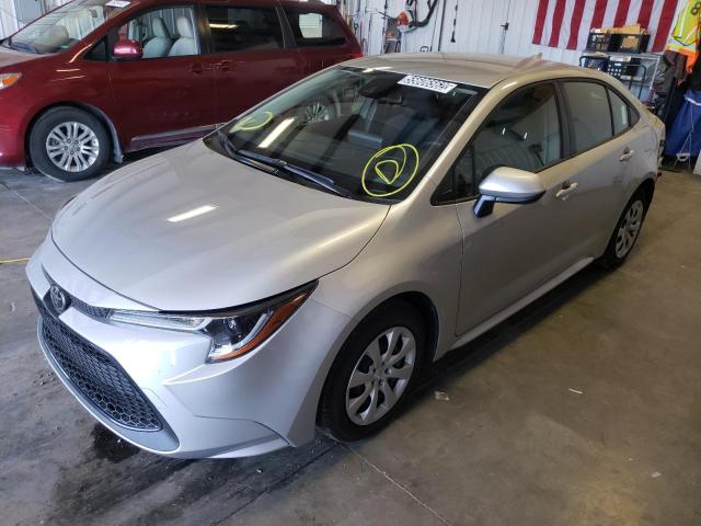 Photo 2 from auction – 2022 TOYOTA COROLLA LE with VIN JTDEPMAE2NJ223905