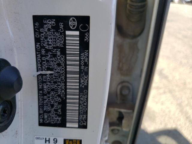 Photo 10 from auction – 2016 TOYOTA PRIUS with VIN JTDKARFU4G3004582