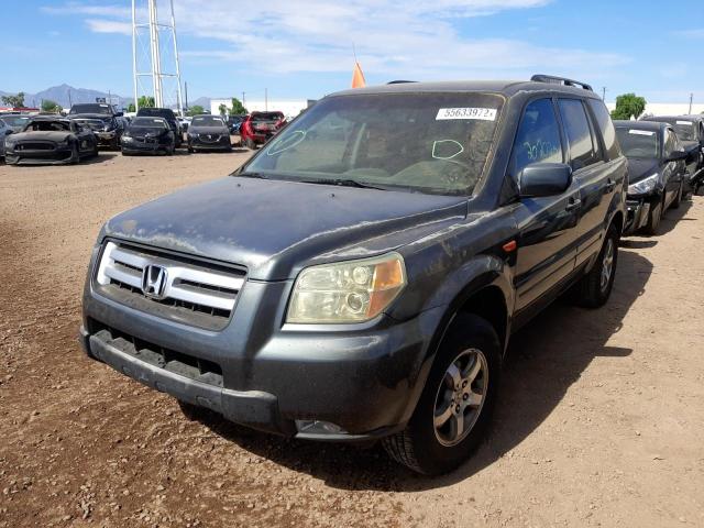 Photo 2 from auction – 2006 HONDA PILOT EX with VIN 5FNYF28496B030063