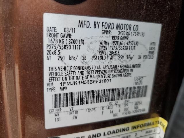 Photo 10 from auction – 2011 FORD EXPEDITION with VIN 1FMJK1H56BEF31001