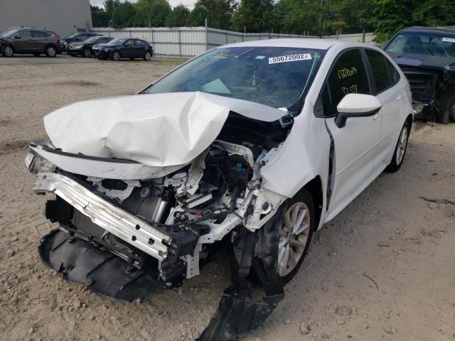 Photo 2 from auction – 2021 TOYOTA COROLLA LE with VIN 5YFVPMAE5MP161944