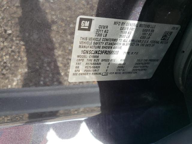 Photo 10 from auction – 2015 CHEVROLET SUBURBAN C with VIN 1GNSCJKC3FR268520