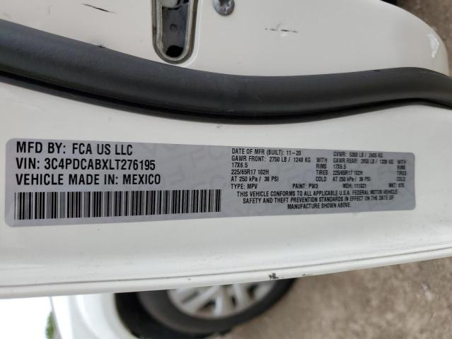 Photo 10 from auction – 2020 DODGE JOURNEY SE with VIN 3C4PDCABXLT276195