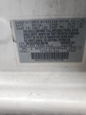 Photo 10 from auction – 2016 NISSAN VERSA NOTE with VIN 3N1CE2CP5GL396798