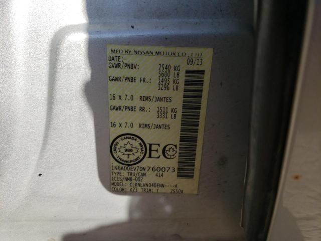Photo 10 from auction – 2013 NISSAN FRONTIER S with VIN 1N6AD0EV7DN760073