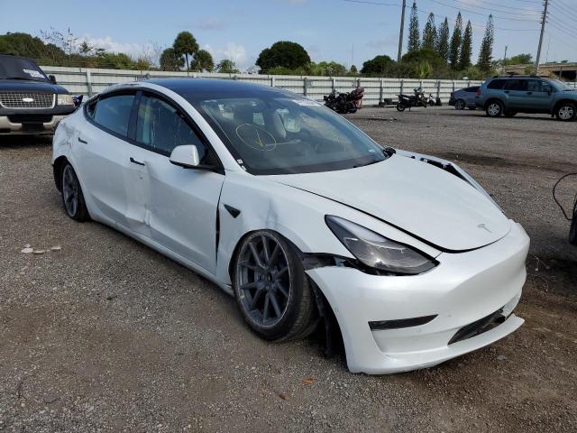 TESLA MODEL 3 2022 with VIN 5YJ3E1EA6NF188196 - Photo from auction
