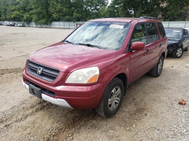 Photo 2 from auction – 2005 HONDA PILOT EX with VIN 2HKYF18445H539763