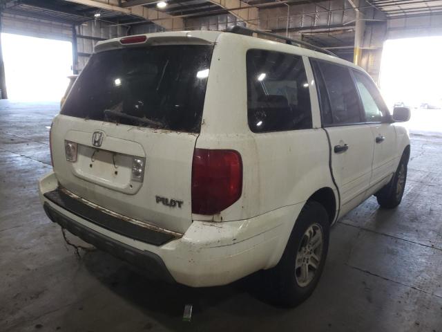 Photo 4 from auction – 2005 HONDA PILOT EXL with VIN 5FNYF18565B020673