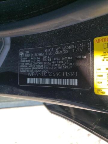 Photo 10 from auction – 2008 BMW 528 I with VIN WBANU53568CT13141