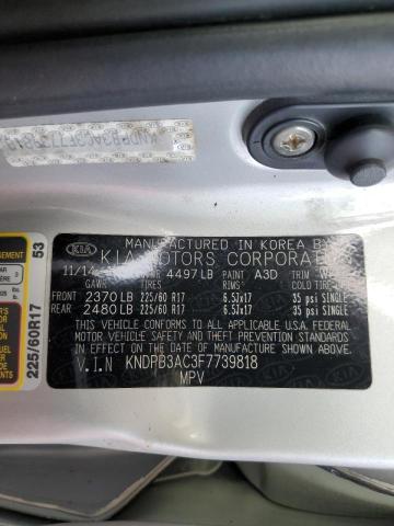Photo 10 from auction – 2015 KIA SPORTAGE L with VIN KNDPB3AC3F7739818