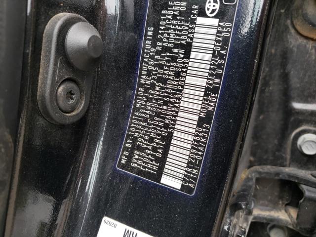 Photo 10 from auction – 2020 TOYOTA COROLLA LE with VIN 5YFEPRAE9LP066458