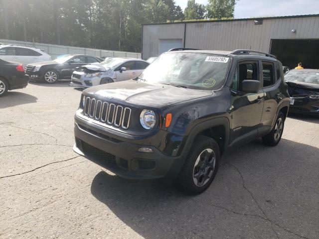 Photo 2 from auction – 2016 JEEP RENEGADE S with VIN ZACCJBAT4GPE28382