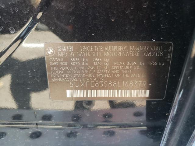 Photo 10 from auction – 2008 BMW X5 4.8I with VIN 5UXFE83588L168379