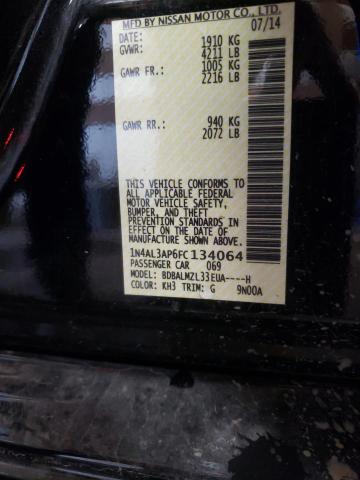 Photo 10 from auction – 2015 NISSAN ALTIMA 2.5 with VIN 1N4AL3AP6FC134064