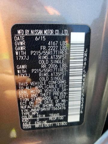 Photo 10 from auction – 2015 NISSAN JUKE S with VIN JN8AF5MVXFT563476
