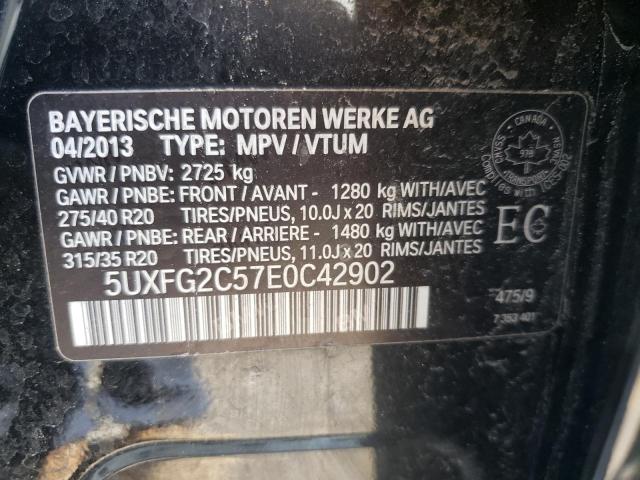 Photo 10 from auction – 2014 BMW X6 XDRIVE3 with VIN 5UXFG2C57E0C42902