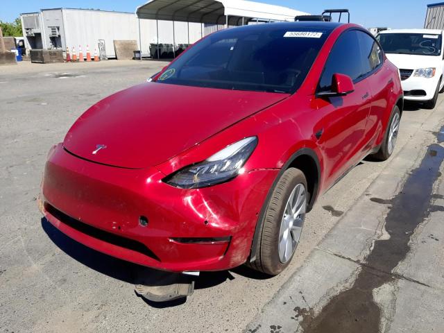 Photo 2 from auction – 2022 TESLA MODEL Y with VIN 7SAYGDEE2NF462100