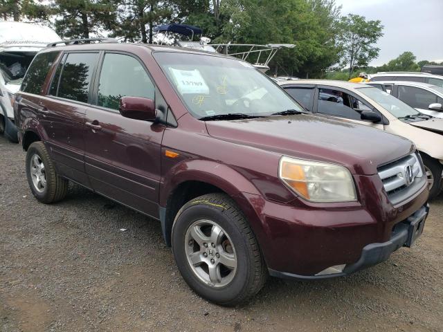 HONDA PILOT 2007 with VIN 2HKYF18467H527178 - Photo from auction