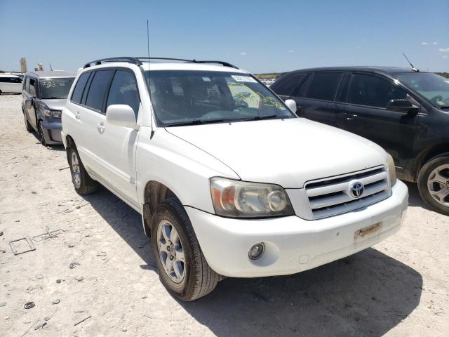 TOYOTA HIGHLANDER 2007 with VIN JTEGP21A870133883 - Photo from auction