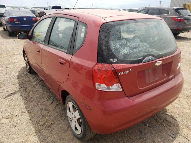 Photo 3 from auction – 2008 CHEVROLET AVEO BASE with VIN KL1TD66618B252587