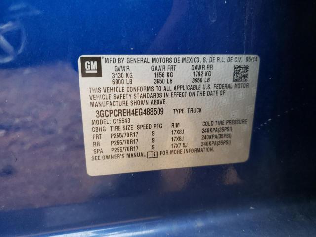 Photo 10 from auction – 2014 CHEVROLET SILVERADO with VIN 3GCPCREH4EG488509