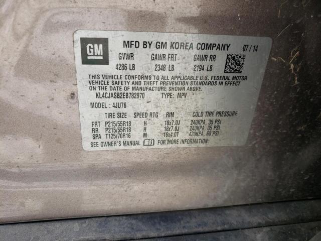 Photo 10 from auction – 2014 BUICK ENCORE with VIN KL4CJASB2EB782970