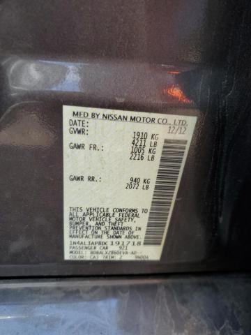 Photo 10 from auction – 2013 NISSAN ALTIMA 2.5 with VIN 1N4AL3AP8DC191718