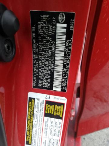 Photo 10 from auction – 2012 TOYOTA CAMRY BASE with VIN 4T1BF1FK3CU596543