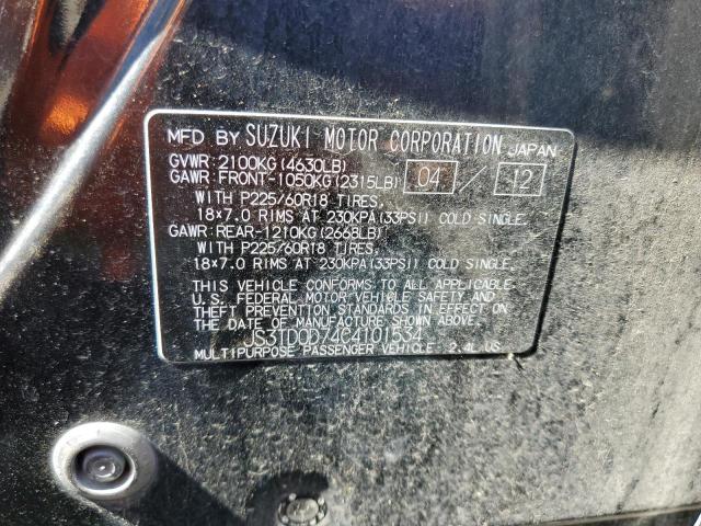 Photo 10 from auction – 2012 SUZUKI GRAND VITA with VIN JS3TD0D74C4101534