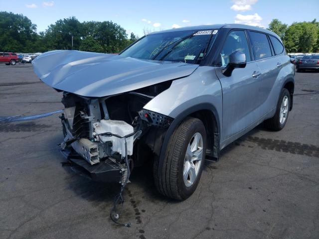 Photo 2 from auction – 2021 TOYOTA HIGHLANDER with VIN 5TDCZRBH4MS527486