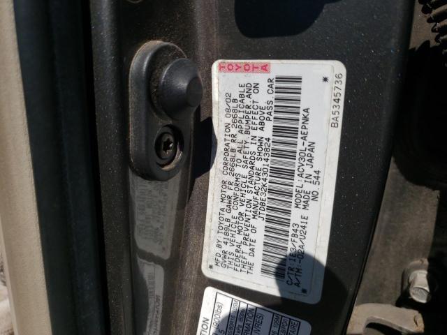 Photo 10 from auction – 2003 TOYOTA CAMRY LE with VIN JTDBE32K430143824