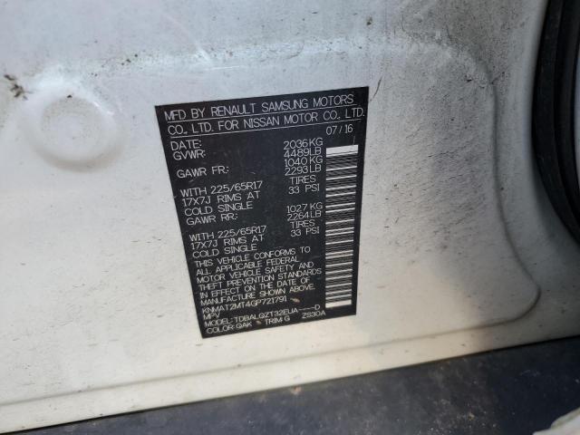Photo 10 from auction – 2016 NISSAN ROGUE S with VIN KNMAT2MT4GP721791