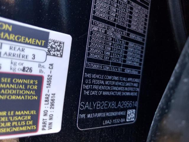 Photo 10 from auction – 2020 LAND ROVER RANGE ROVE with VIN SALYB2EX8LA295614