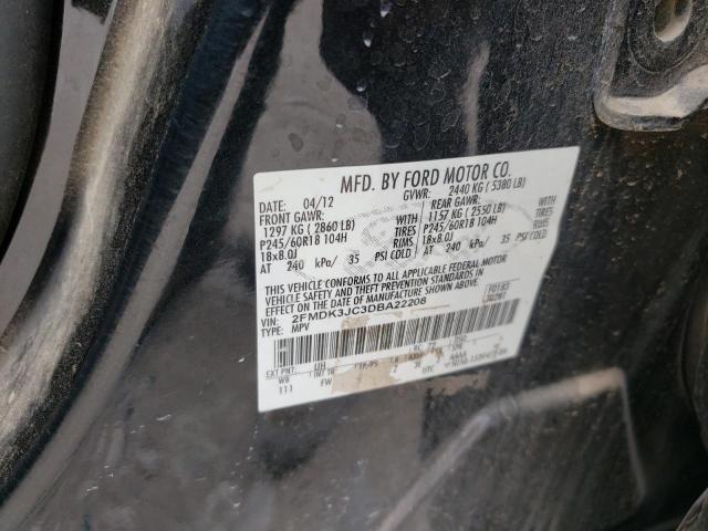 Photo 10 from auction – 2013 FORD EDGE SEL with VIN 2FMDK3JC3DBA22208
