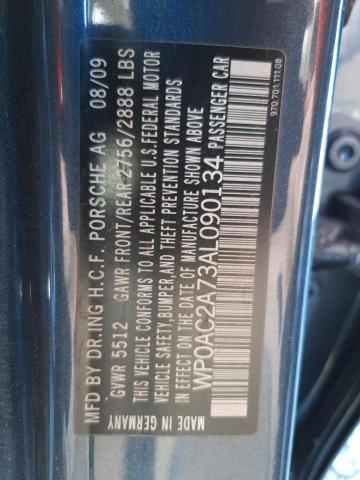 Photo 10 from auction – 2010 PORSCHE PANAMERA T with VIN WP0AC2A73AL090134