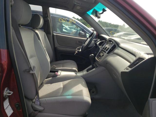 Photo 5 from auction – 2005 TOYOTA HIGHLANDER with VIN JTEHD21AX50037599