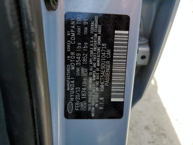 Photo 10 from auction – 2013 HYUNDAI ACCENT GLS with VIN KMHCT5AE9DU104718