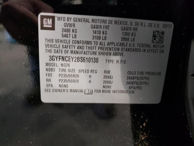 Photo 10 from auction – 2011 CADILLAC SRX PREMIU with VIN 3GYFNCEY2BS610130