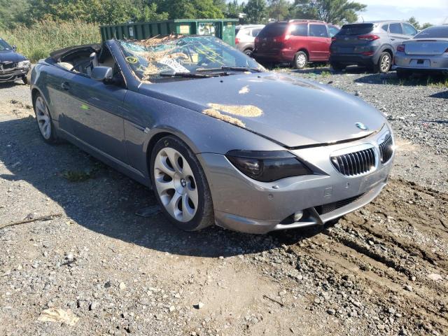 BMW 650 I 2007 with VIN WBAEK13557CN83278 - Photo from auction